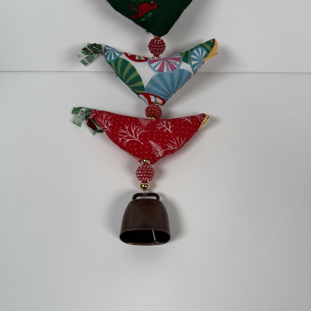 Handmade Prosperity 7‎ Chicken Hen Garland With Bell Beads Christmas Holiday B